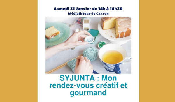 SYJUNTA : Rendez-vous cr&eacute;atif et gourmand &agrave; la m&eacute;diath&egrave;que de Cancon